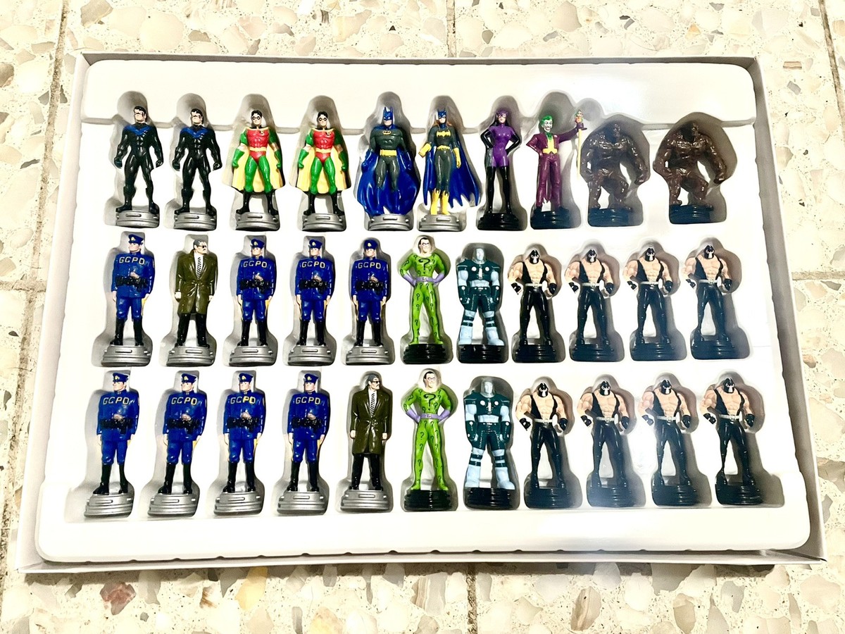 Vintage DC Super Heroes 2000 Chess A La Carte Schach Set Excellent