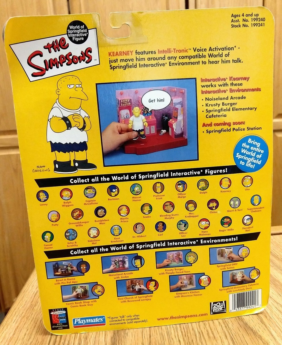 Playmates Toys The Simpsons Kearney Series 8 Action Figure | eBay