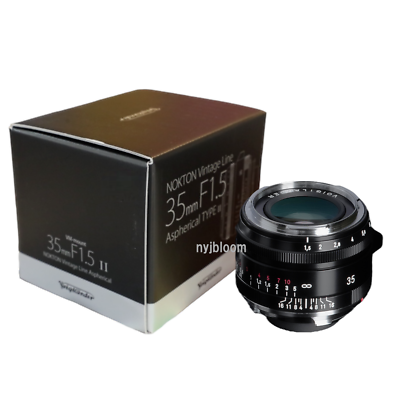 New VOIGTLANDER Nokton Vintage Line 35mm F1.5 Type II BLACK VM