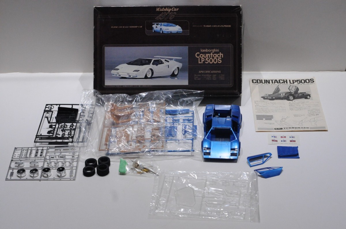 FUJIMI 1976 LAMBORGHINI COUNTACH LP 500S SCALE 1:20 MODEL KIT | eBay