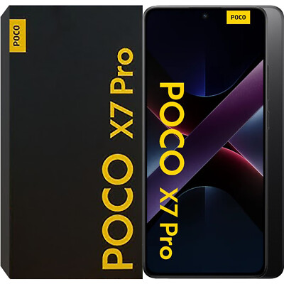 Xiaomi Poco X7 Pro 5G Black 256GB + 8GB Dual-SIM Factory Unlocked