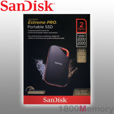 SanDisk Extreme Pro 2TB Portable SSD Up to 2000MB/s SDSSDE81-2T00