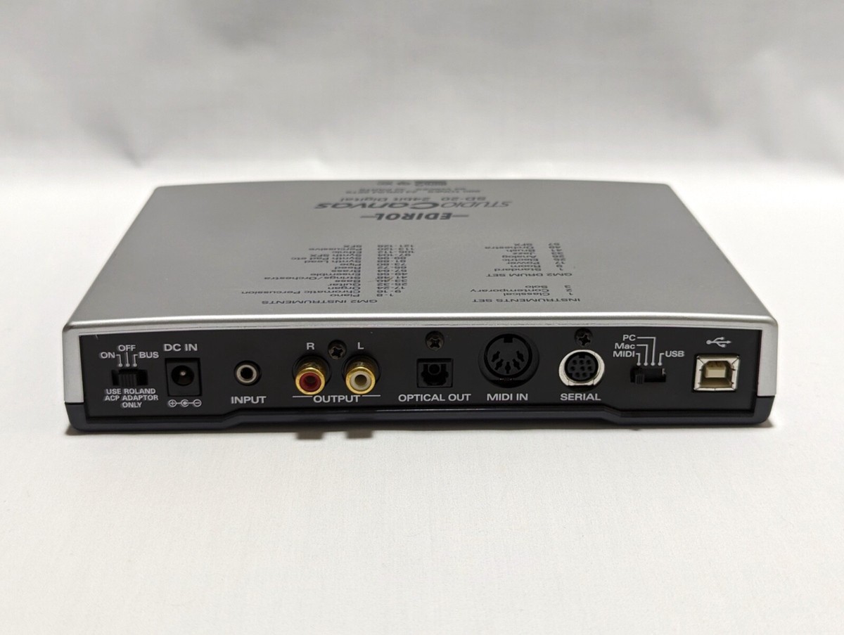 EDIROL ROLAND SD-20 エディロール 音源モジュール ローランド STUDIO