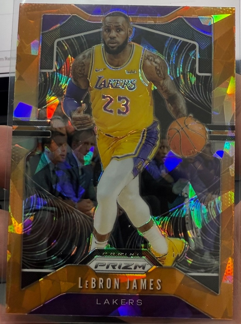 LeBron James 2019 Prizm #129 Orange Ice Price Guide - Sports Card