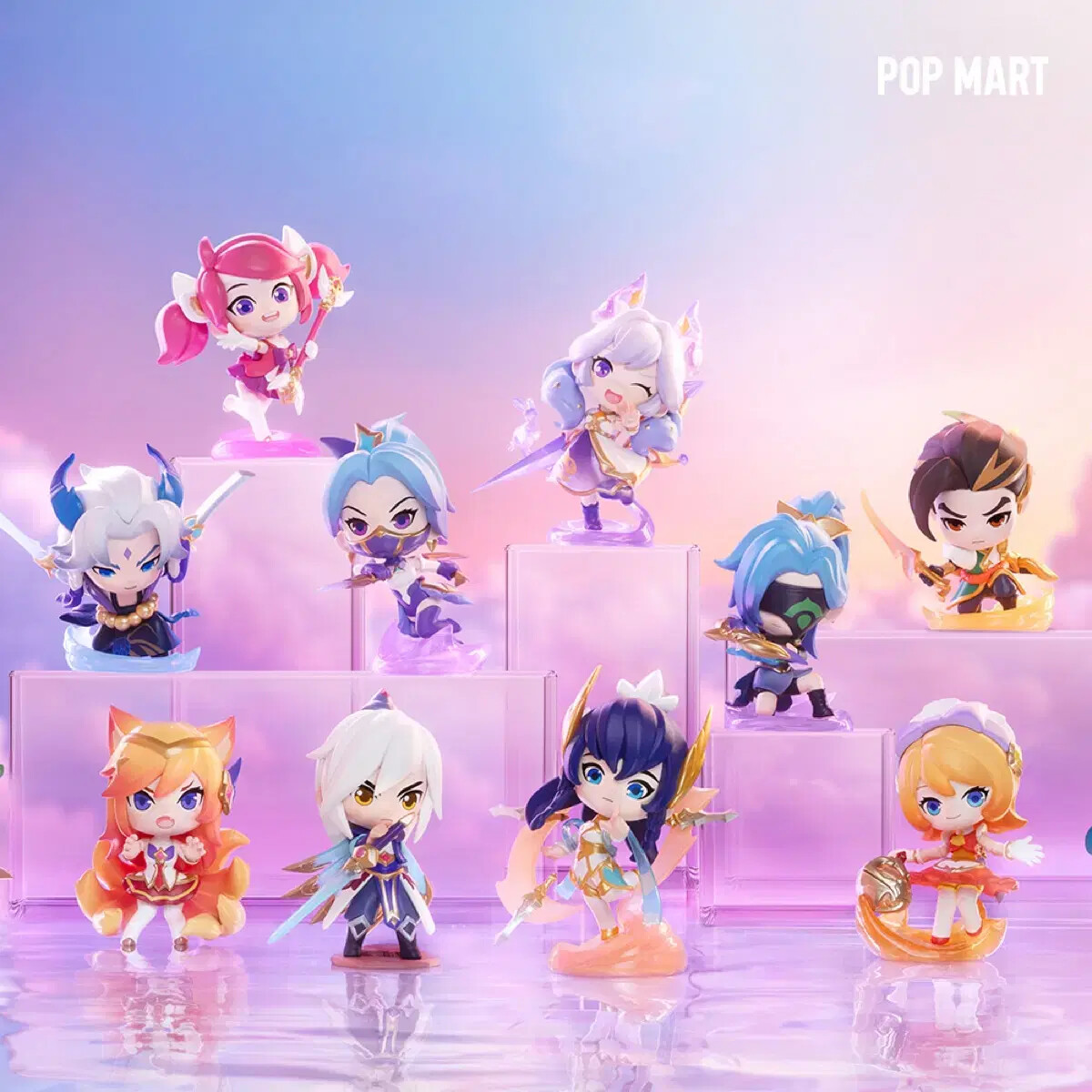 Tool) League of Legends LOL Pop Mart Figure TFT Strategic Team
