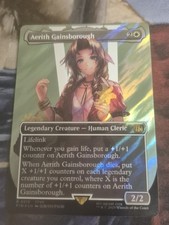 Aerith Gainsborough (Borderless) (Surge Foil) Final Fantasy Foil