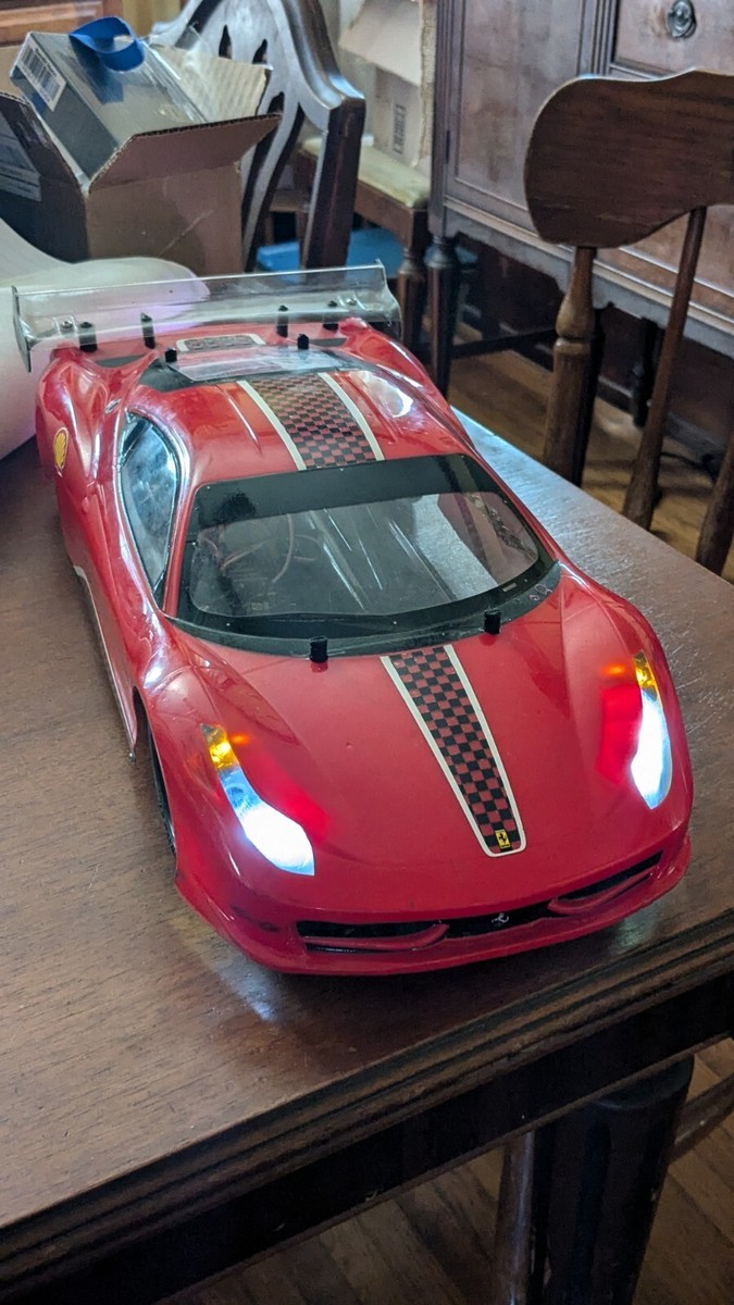 TAMIYA フェラーリ458 1/10 ボディ ① Tamiya 1:10 Ferrari 458