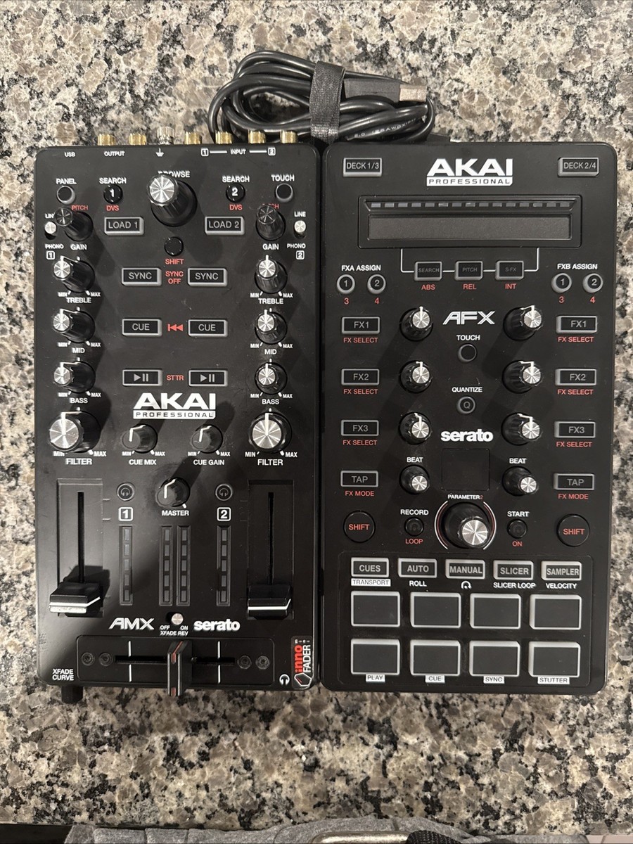 Akai Professional AMX & AFX MIDI DJ Controllers for Serato DJ Pro