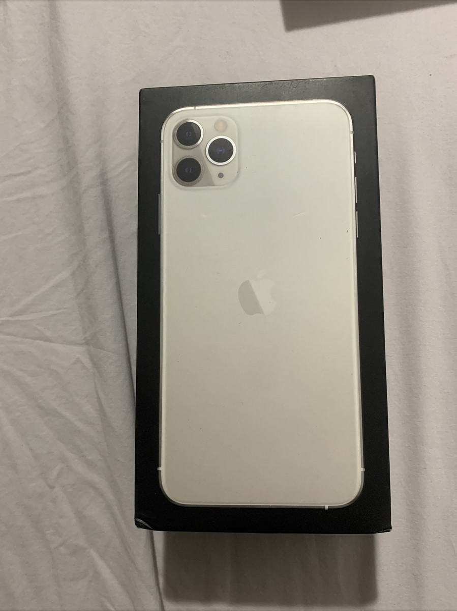 Apple - iPhone 11 pro max 64G Sliver| White *BOX ONLY* | eBay
