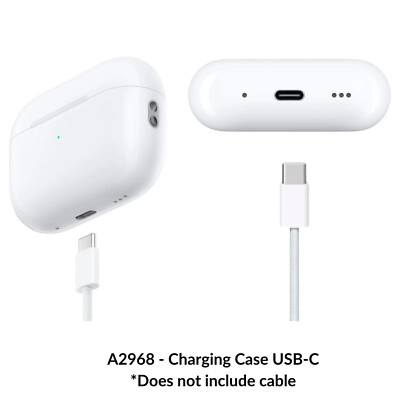 Apple AirPods Pro 2nd Generation USB-C MagSafe Charging Case A2968