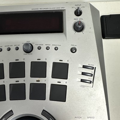 Sony MDS DRE-1 Mini Disc Player/Recorder Trigger Pads Sampler DJ