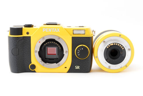 PENTAX Q7 12.4 MP Digital Camera yellow w. 5-15mm lens kit | eBay