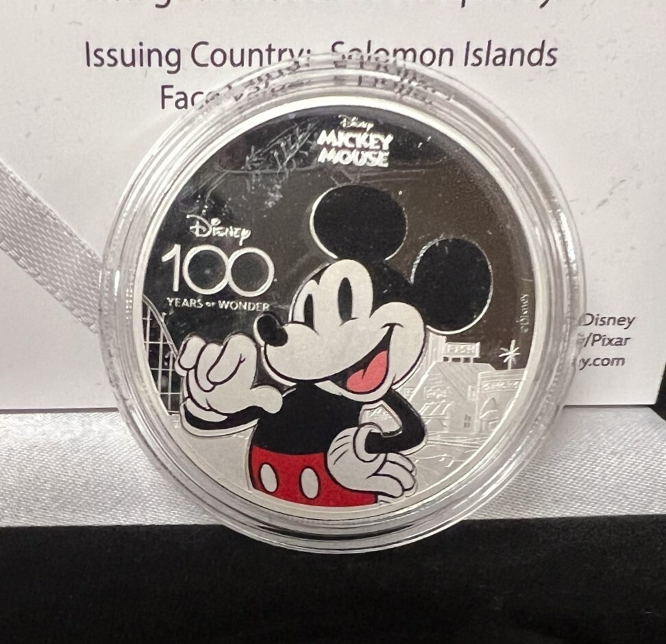 2023 Solomon Isl, Disney 100 Years of Wonder Mickey Mouse Proof
