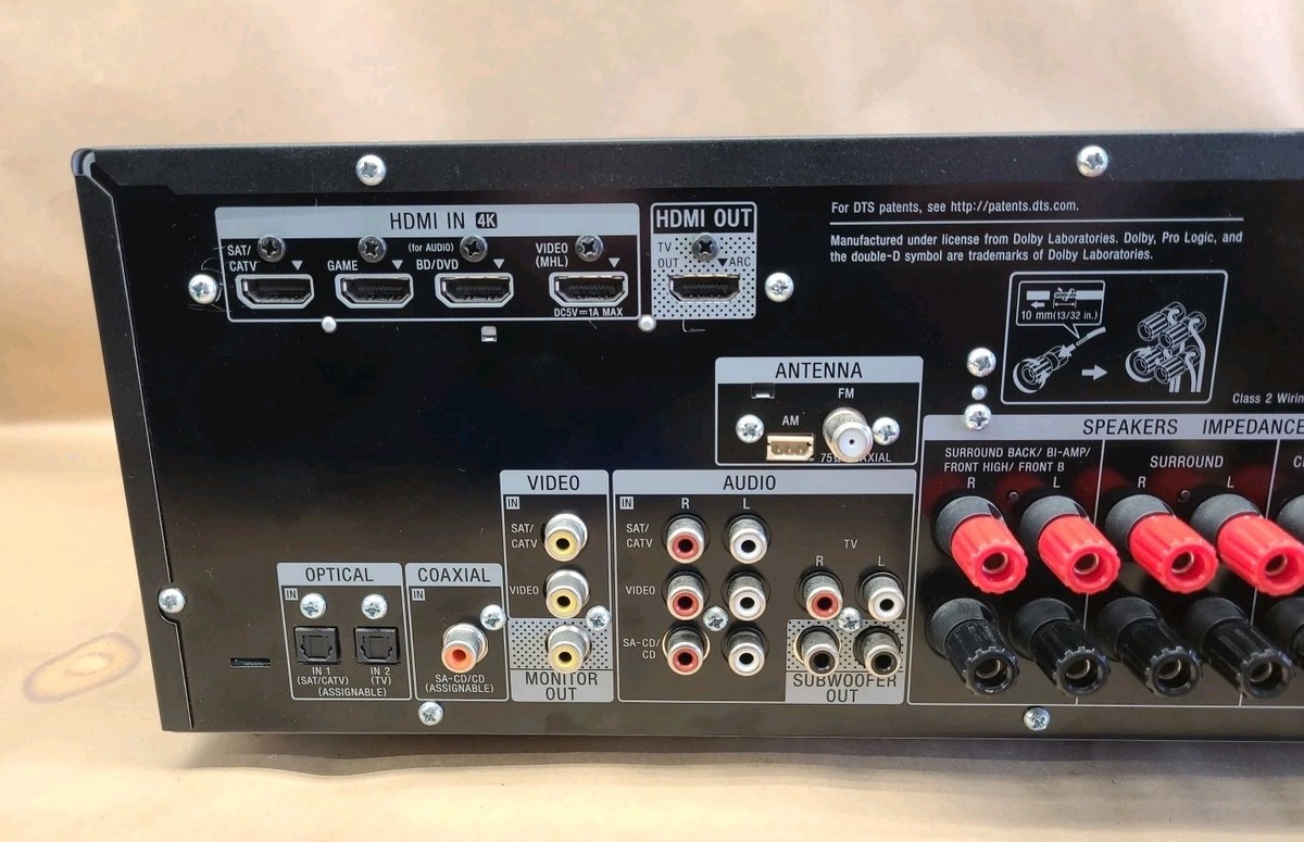 Sony STR-DH750 7.2 Channel 4K AV Receiver No Remote - Tested