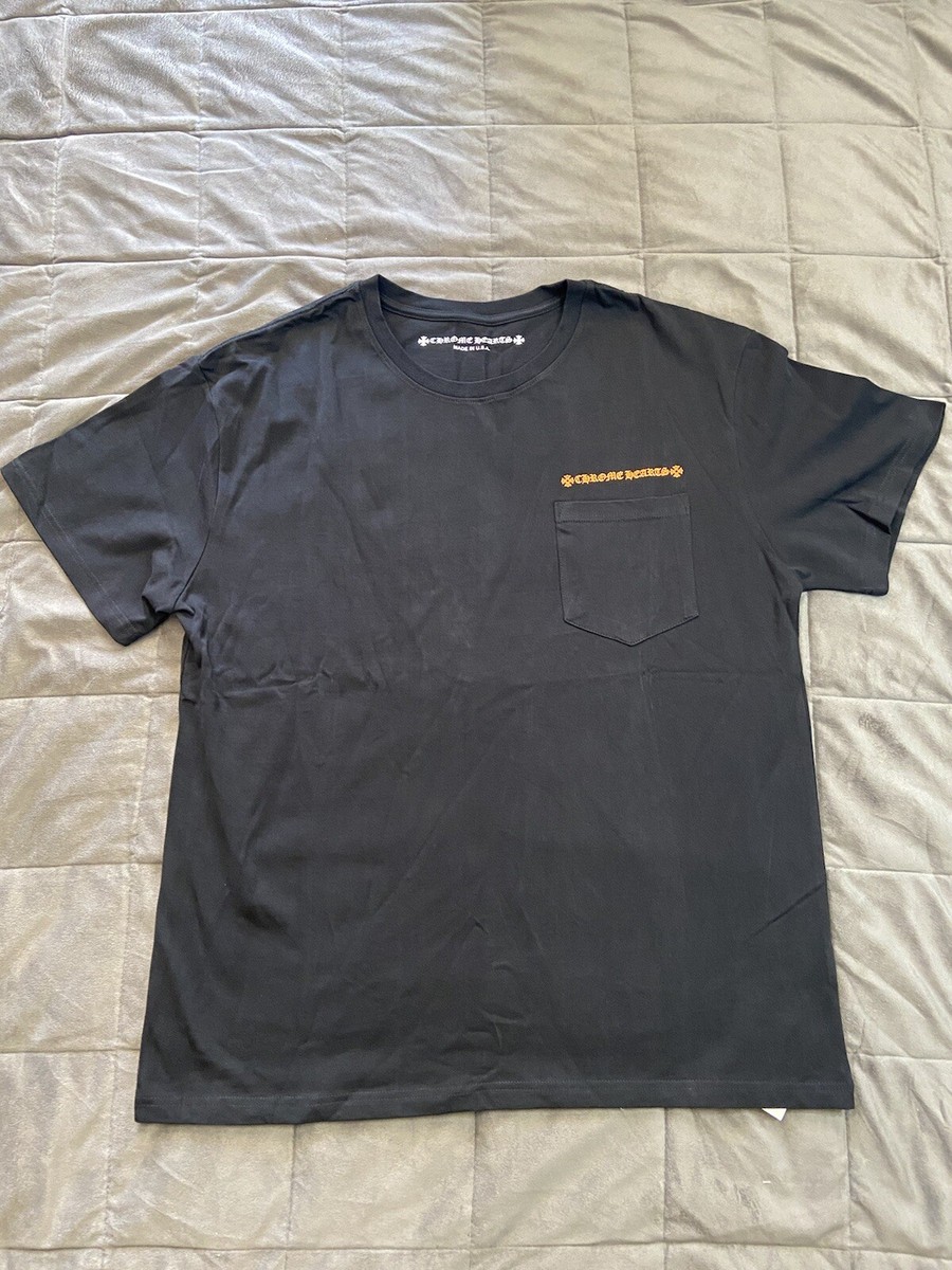 Chrome Hearts Classic Tee T-Shirt Black /Orange | eBay