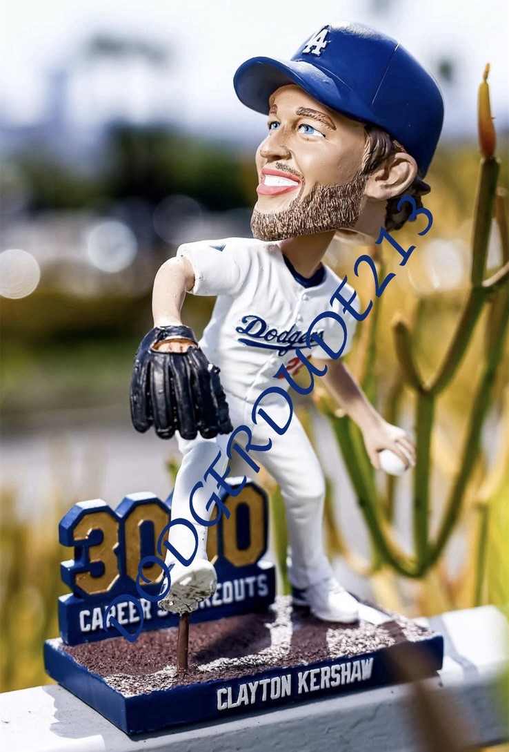 Clayton Kershaw ゴールドボブルヘッド Clayton Kershaw 3000奪三振
