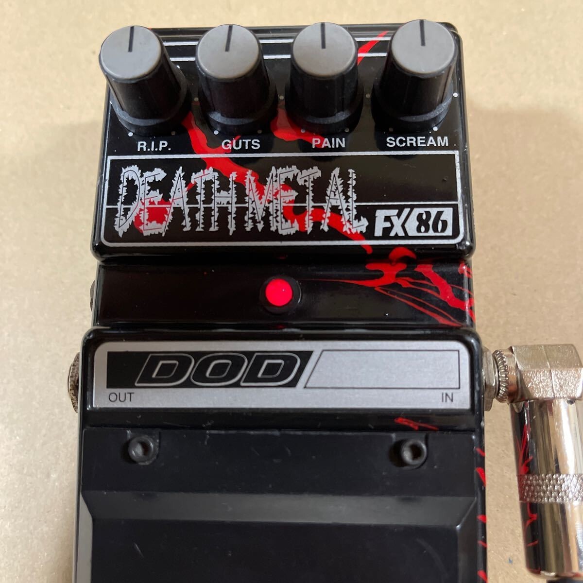 DOD FX86 Death Metal Distortion Guitar Effect Pedal 795856 for