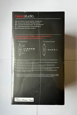 Beats by Dr. Dre Studio Over The Ear Headphones Red Sealed First