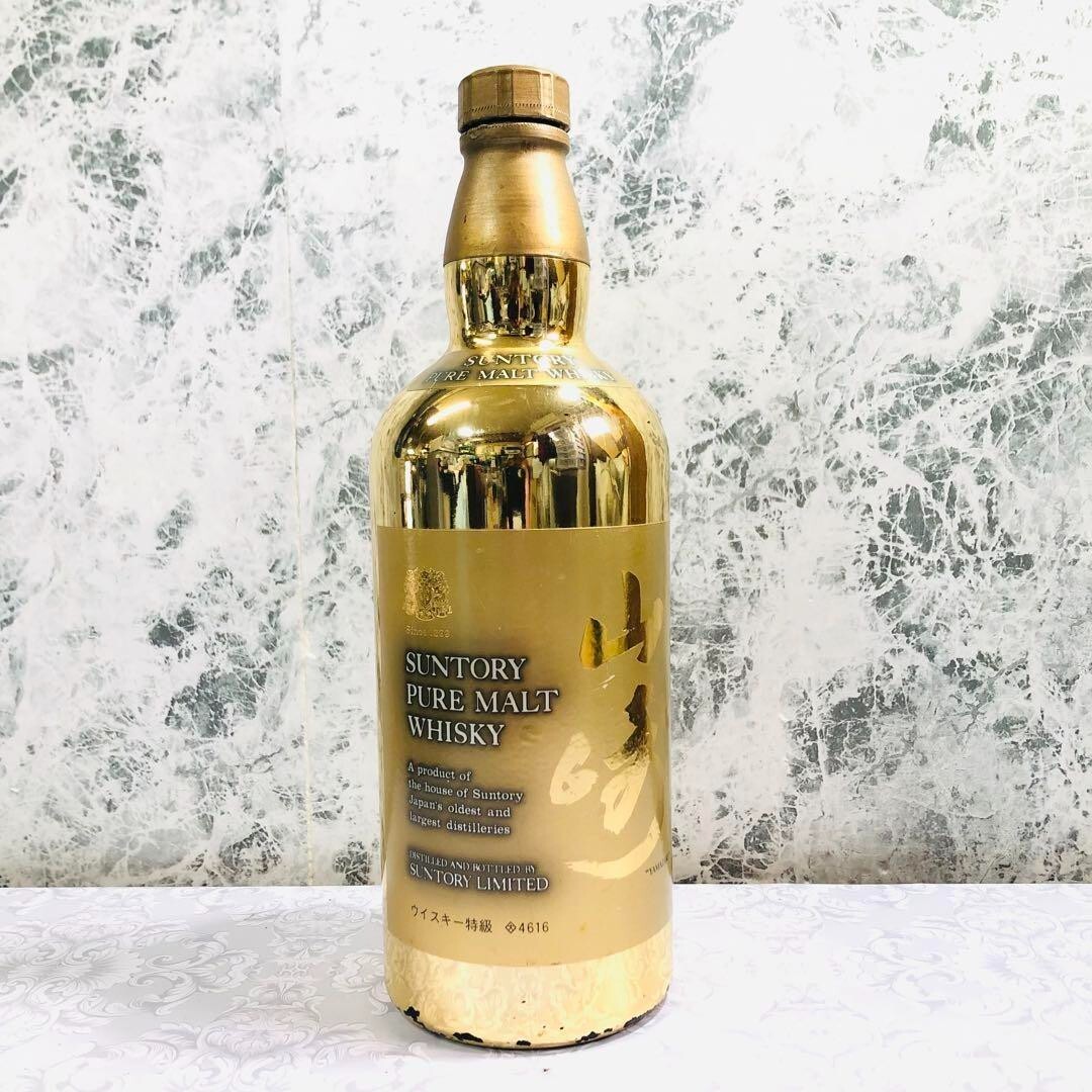 超レア山崎 【未開栓】SUNTORY サントリー 山崎 60周年記念 ゴールド