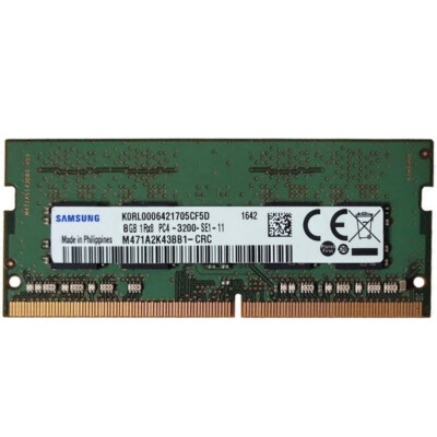 Samsung 8GB DDR4 3200 MHz PC4-25600 Laptop SODIMM 260pin Memory