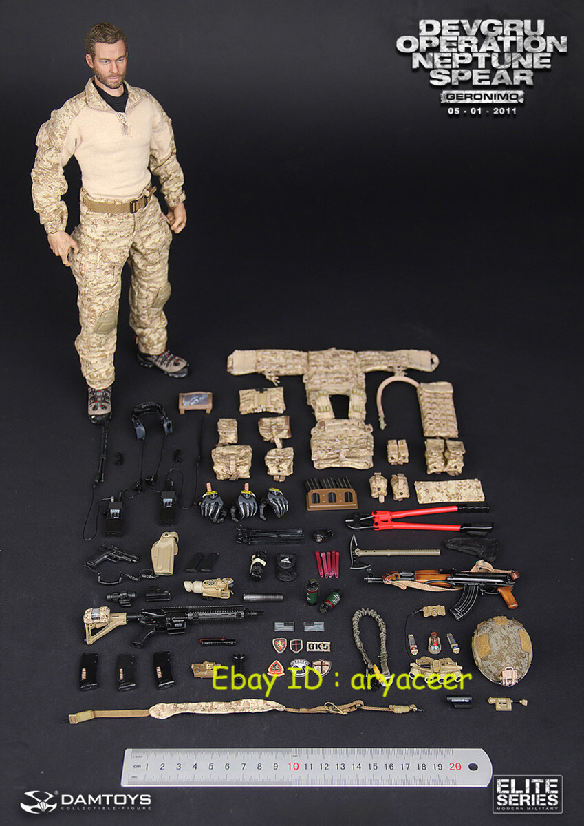 DAMTOYS 78011 1/6 Devgru Operation Neptune Spear Geronimo Figure