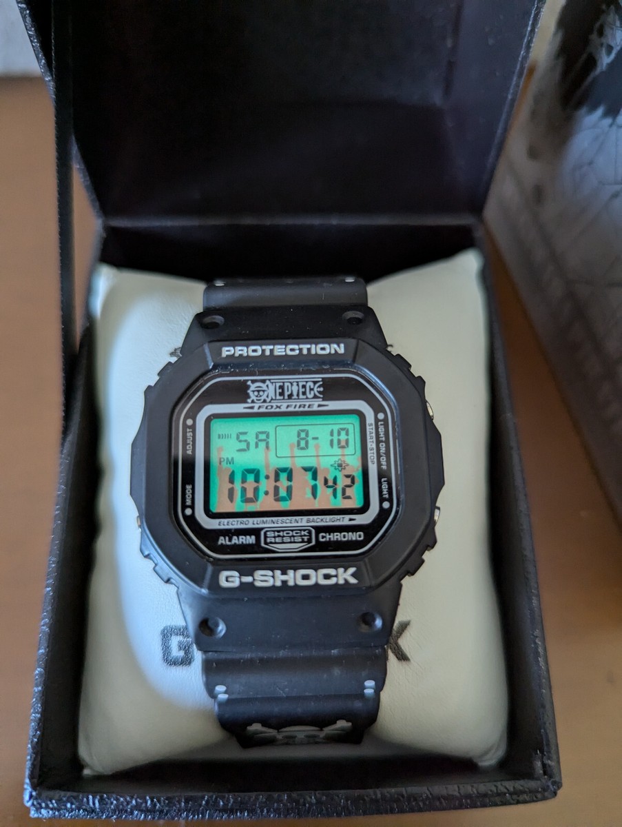 CASIO G-SHOCK One Piece DW-5600VT Black Collaboration Wristwatch