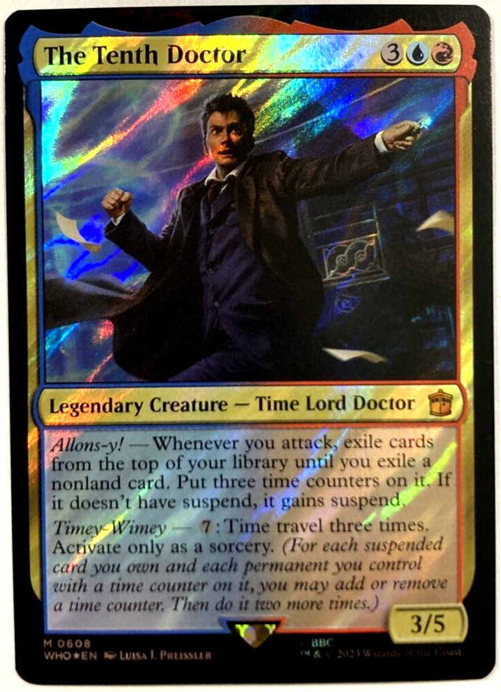 MTG The Tenth Doctor *SURGE FOIL* Doctor Who 608 NM | eBay