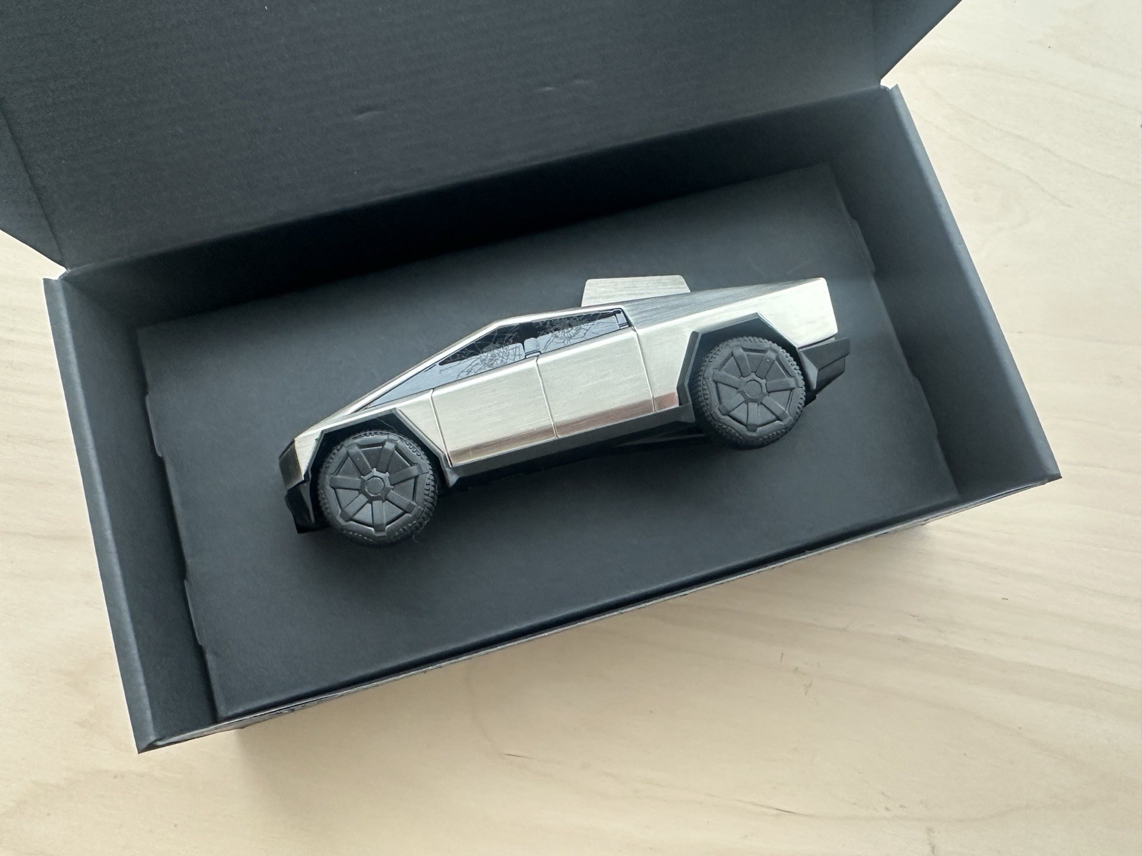 TESLA CYBERTRUCK Official Wind-Up Racer IN HAND READY TO SHIP