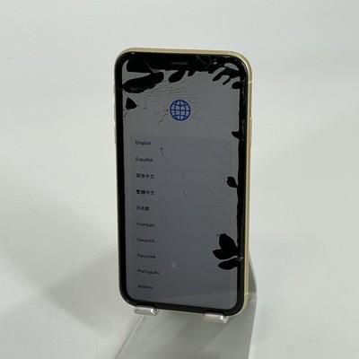 Apple iPhone XR Yellow 128GB Unlocked - Cracked Back/Front | eBay