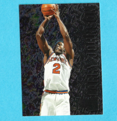 1996-97 Metal New York Knicks Basketball Card #196 Larry Johnson