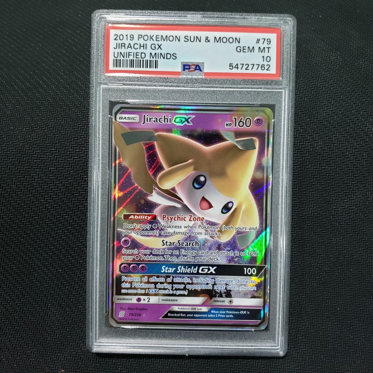 2019 Pokemon: JIRACHI GX [79/236] - [Unified Minds Set] - Gem Mint