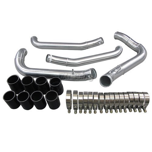 CXRacing Intercooler 4-pcs Aluminum Piping kit For 90-96 Nissan