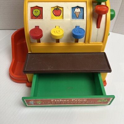 Vintage 1974 original Fisher Price Cash Register toy #926 Made In
