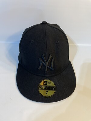 New era 59fifty 7 New York Yankees Jay Z blueprint 3 all black