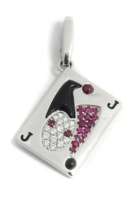 Limited Edition 70/25 Cartier 18K WG Jester Joker Ruby Diamond
