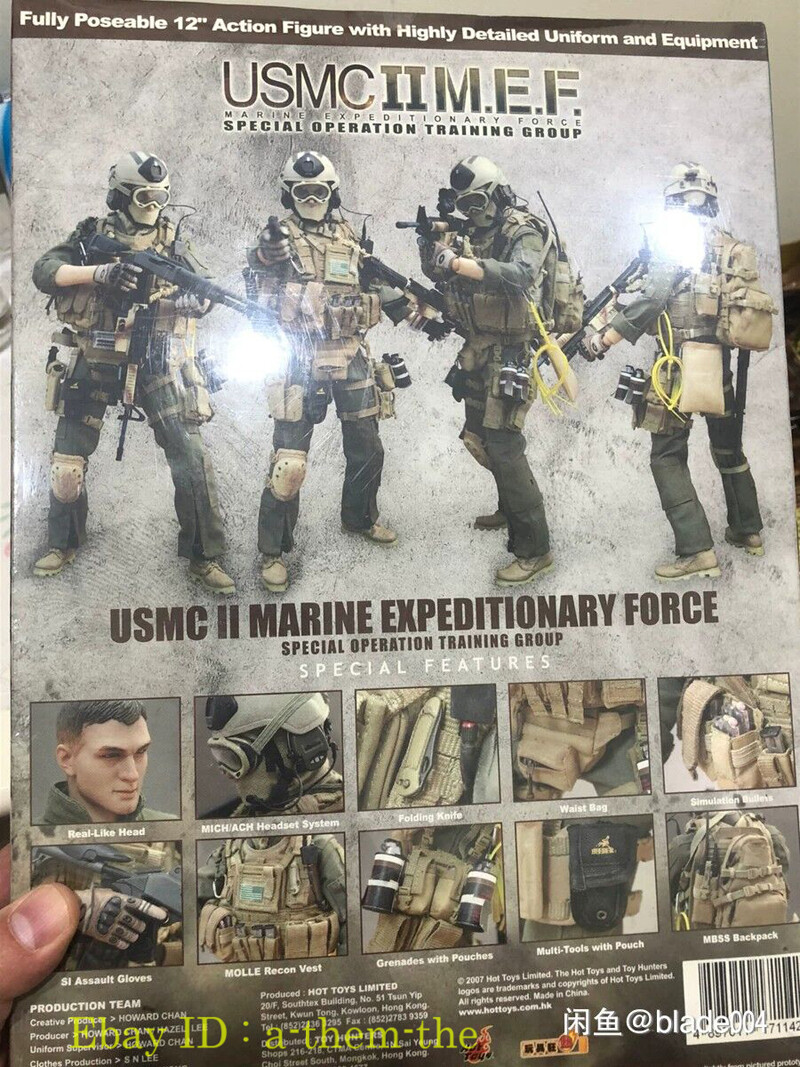 ホットトイズ•USMC II M.E.F Hot Toys - USMC II M.E.F. Special