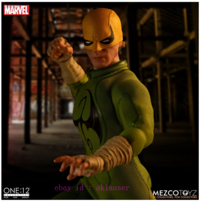 Mezco Toyz 1/12 Marvel Iron Fist Action Figure Toy Model In Stock