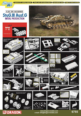DRAGON 6755 1/35 WWII German StuG.III Ausf.G Initial Production w