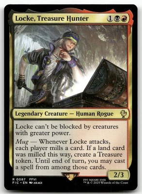 Locke, Treasure Hunter 87 MTG Commander: FINAL FANTASY R NM | eBay