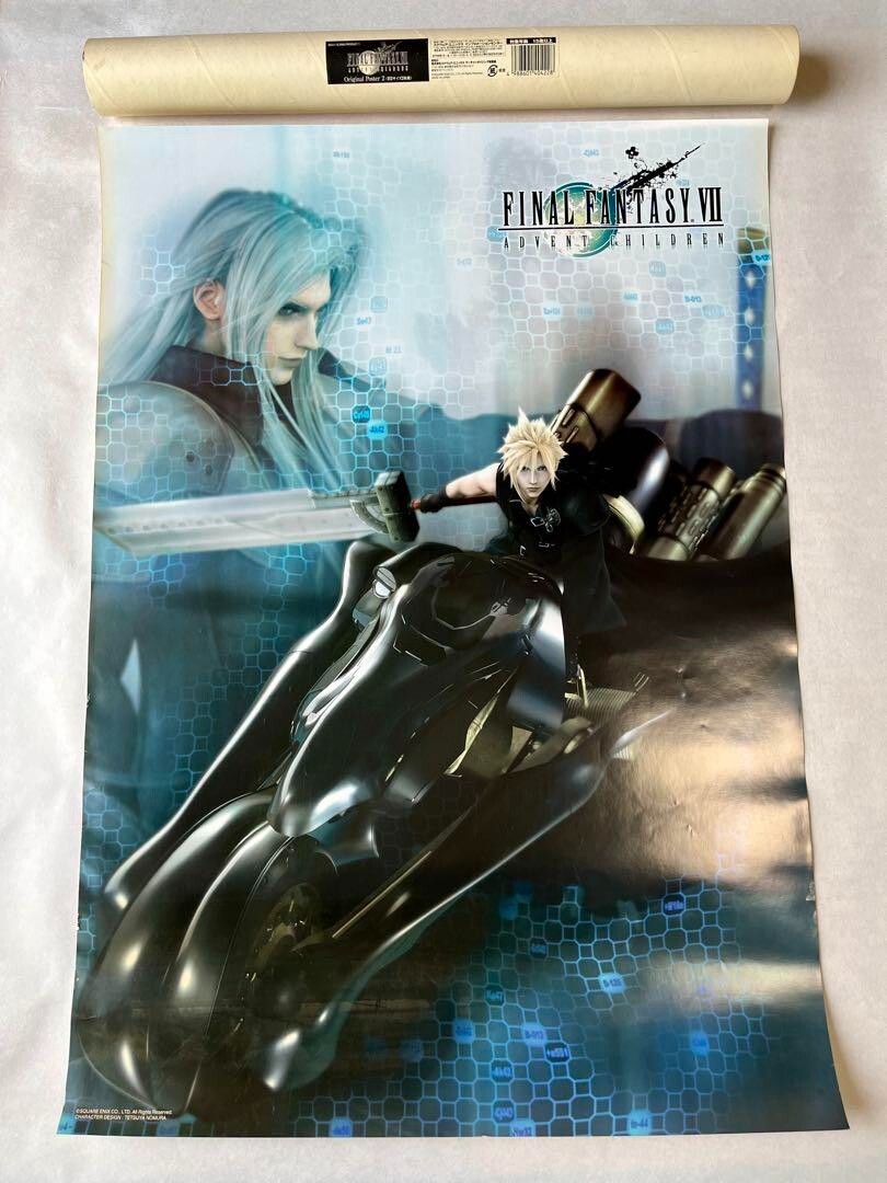 B2ポスター ファイナルファンタジー 7 ADVENT CHILDREN FF7 B2ポスター
