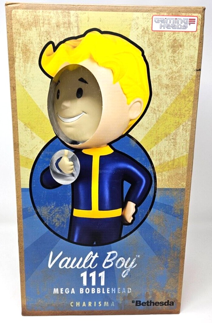 Fallout 4 MEGA Bobble-head Vault Boy 111 Charisma 15in Gaming