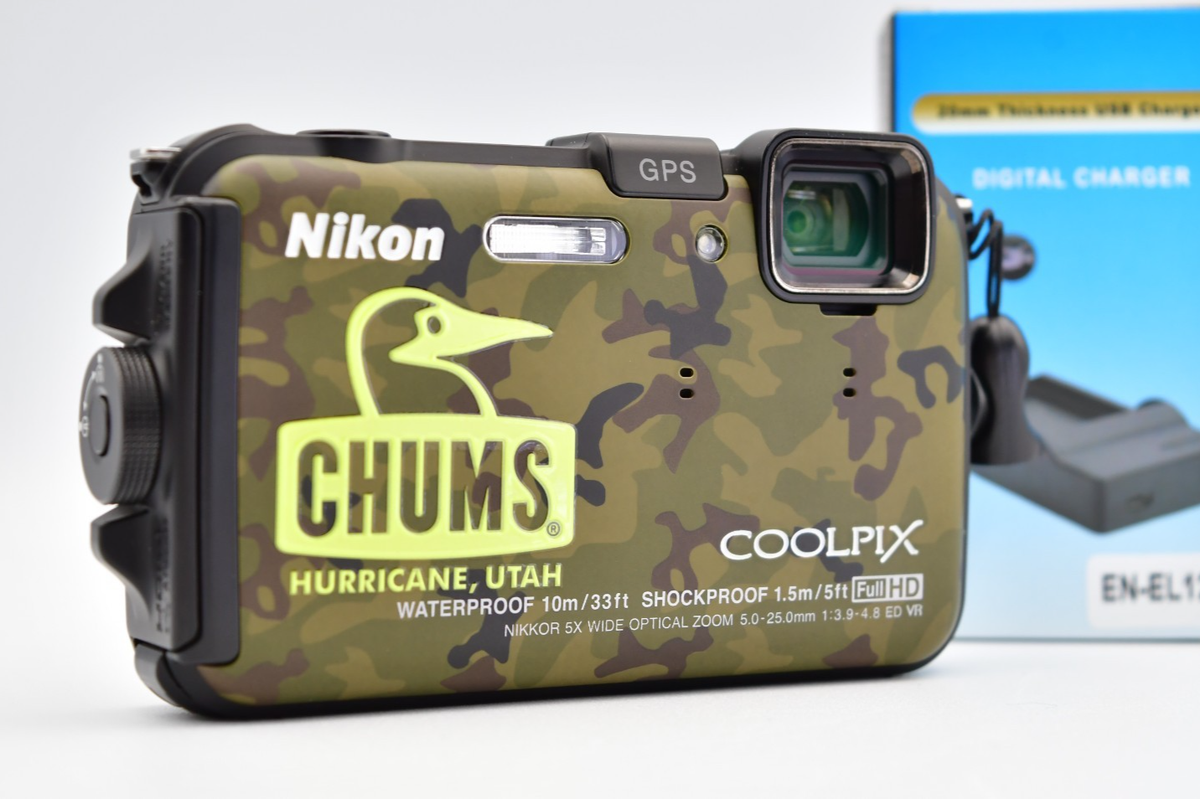 ⏯️[Excellent+5] Nikon COOLPIX AW100 16MP Waterproof Camouflage