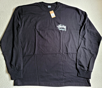 STUSSY HONOLULU Hawaii Chapter Tee Shirt Limited Mens MEDIUM BLACK