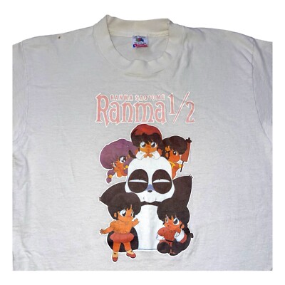 Vintage 90s Ranma 1/2 Anime Promo T Shirt Mens Size Medium Single