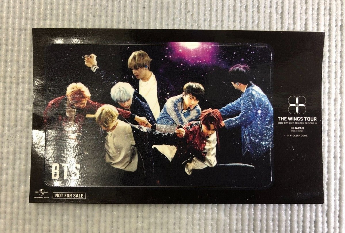 BTS THE WINGS TOUR 京セラ FC継続 ガラポン 特典 トレカ BTS THE