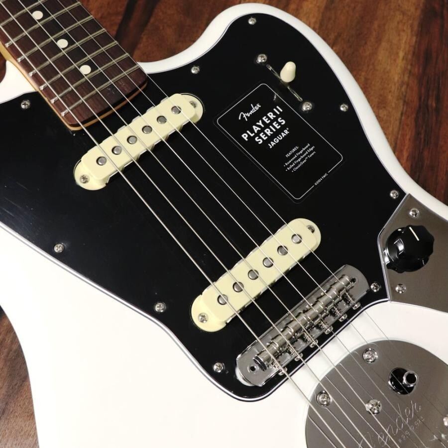 Fender Mexico / Player II Jaguar Rosewood Fingerboard Polar White