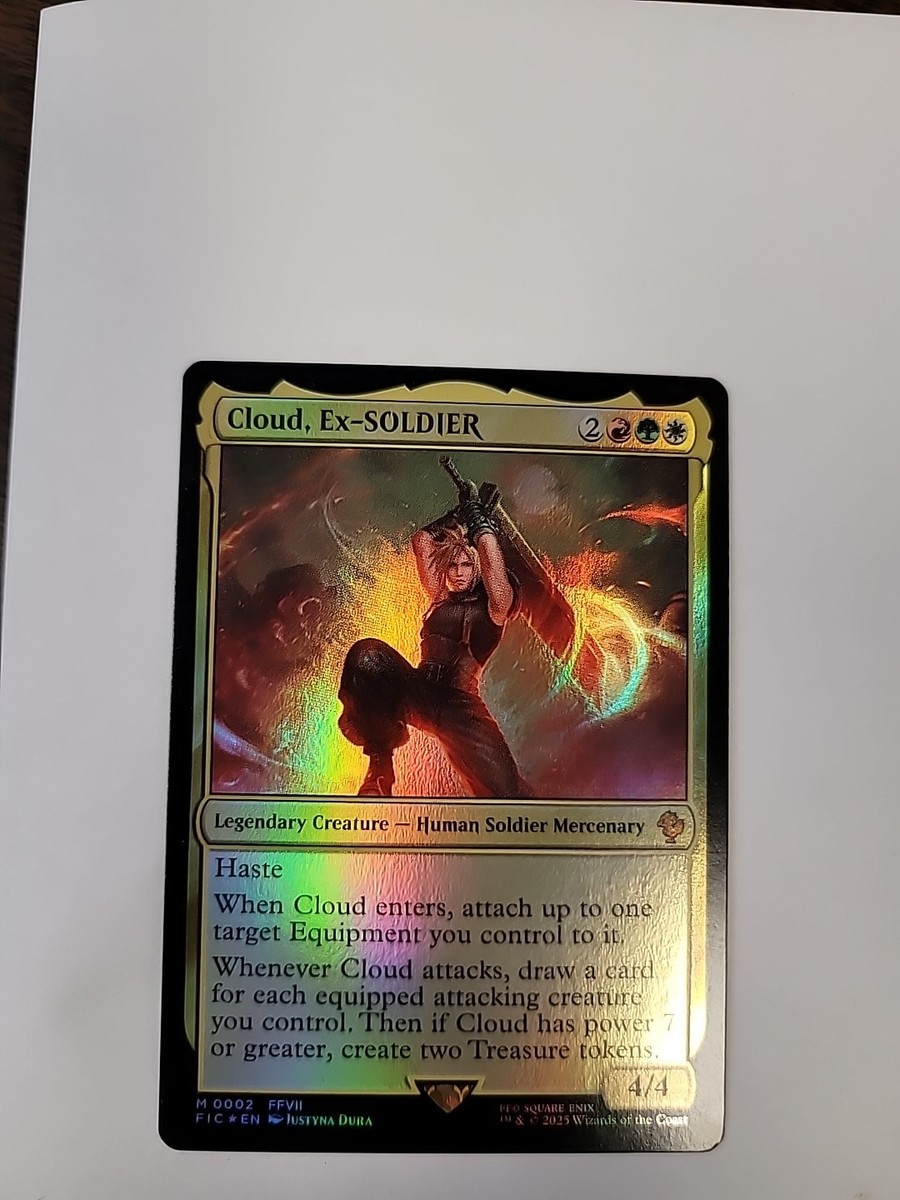 MTG 元ソルジャー、クラウド 英語版 Foil MTG 元ソルジャー、クラウド