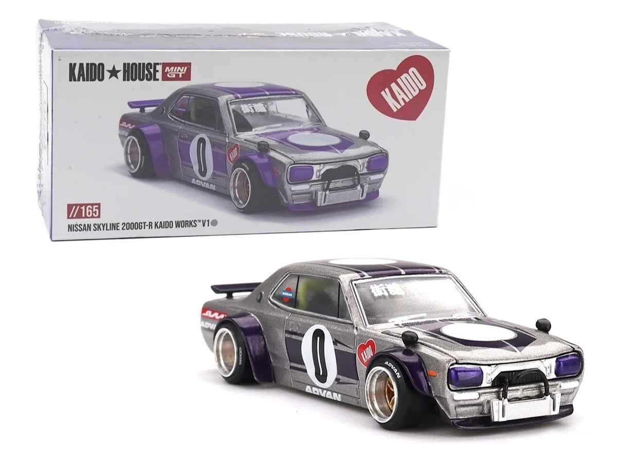 Kaido House x Mini GT 1:64 Nissan Skyline 2000GT-R (KPGC10) Kaido