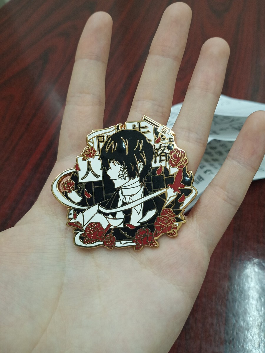 Comic Bungo Stray Dogs HOBBY dazai osamu Original metal Brooch Pin