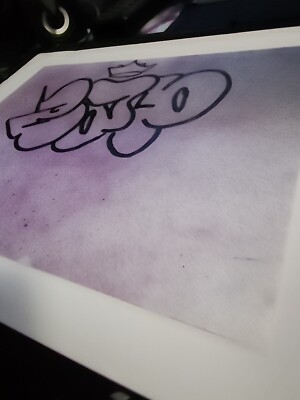 Futura Graffiti Art 直筆原画 本名 Lenny サイン有り Futura Graffiti